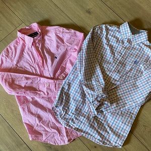 Big Boys Ralph Lauren Polo shirt and Chaps shirt 👔